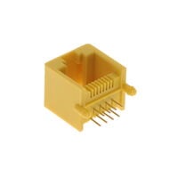 Jack Modular Connector 8p8c (RJ45, Ethernet) 90° Angle (Right) Unshielded Cat3
