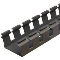 布线管 灰色，浅色 槽式（线槽），底座 螺钉 6.00'（1.83m）