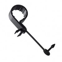 Cable Clamp, P-Type Black Push In 0.870" (22.10mm)