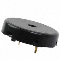 Buzzers Transducer, Externally Driven Piezo 10 V 6mA 84dB @ 10V, 10cm Through Hole PC Pins