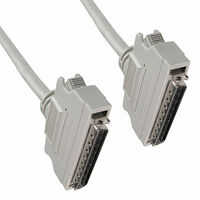 D-Sub Cable Assembly HPDB50, HPDB68 Beige, Individual (Round) 2.95' (899.16mm) Plug, Male Pins to Plug, Male Pins Unshielded