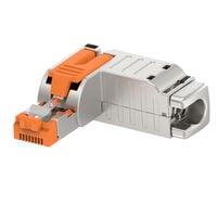 Zástrčka Modulární konektor 8p4c (RJ45, Ethernet) Poloha Stíněný Cat5e IDC