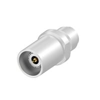 Koaxialsteckverbinder (HF) - Adapter 2,4mm Buchse (APC-2,4, OS-50), Buchsensockel bis 2,4mm (APC-2,4, OS-50)Stecker, Steckverbinder 50Ohm
