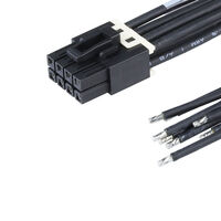 8 Position Cable Assembly Rectangular Socket to Individual Wire Leads 0.492' (150.00mm, 5.91")