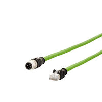 Cable Assembly Circular 04 pos Male to RJ45, 8p4c 16.40' (5.00m)