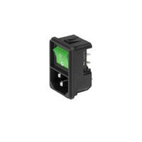 Power Entry Connector Receptacle, Male Blades - Module IEC 320-C14 Panel Mount, Snap-In