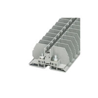 Terminal Block Connector 2 Position Feed Through Gray 2-12 AWG