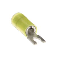 Yellow 6 Stud Spade Terminal Connector Crimp 10-12 AWG