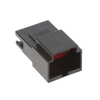 10 矩形连接器 - 外壳 插头 黑色 0.100"（2.54mm）