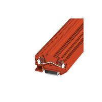 Terminal Block Connector 2 Position Feed Through Red 10-28 AWG