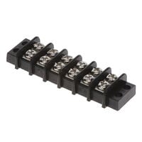 6 Circuit 0.375" (9.53mm) Barrier Block Connector, Screws