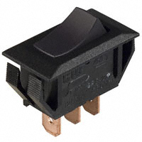 Vippebrytere SPDT 16A (AC) 125 V Panelmontering, Snappfeste