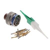 13 Position Circular Connector Plug, Female Sockets Crimp