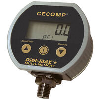 Digital Pressure Gauge For Measuring Vacuum Includes Batteries (2), Manual, Selectable Engineering Units & Memory
