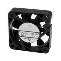 Fan Tubeaxial 24VDC Square - 40mm L x 40mm H omniCOOL™ Magnetic Sleeve 7.3 CFM (0.204m³/min) 2 Wire Leads