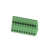 10 Position Wire to Board Terminal Block Horizontal with Board 0.200" (5.08mm) Through Hole