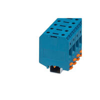 Terminal Block Connector 2 Position Feed Through Blue 1/0-6 AWG