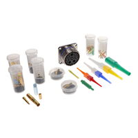 30 (23 + 4 Coax + 3 Twinax) Position Circular Connector Receptacle, Female Sockets Crimp