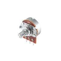 100k Ohm 1 fach Logarithmisch Panelmontage Potenziometer Entfällt 1.0 Turn Kohlenstoff 0,5W, 1/2W Leiterplattenstifte