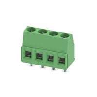 4 Position Wire to Board Terminal Block Horizontal with Board 0.197" (5.00mm) Through Hole