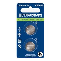 Coin, 16.0mm Lithium Manganese Dioxide 3 V Battery Non-Rechargeable (Primary)
