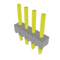 Connector Header Through Hole 4 position 0.100" (2.54mm)