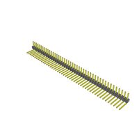 Connector Header Through Hole, Right Angle 45 position 0.100" (2.54mm)