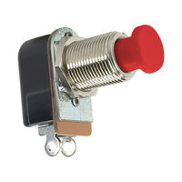 Pushbutton Switch SPST-NC Standard Panel Mount, Rear