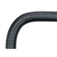 Schwarz Polyamid (PA6), Nylon 6 Gewunden, gewellt Isolierschlauch, Schutzschlauch 2,654" (67,40mm) 82,02' (25,00m)