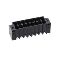 16 Position Terminal Block Header, Male Pins, Shrouded (4 Side) 0.138" (3.50mm) Vertical Through Hole