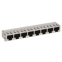 Modulare Steckverbinder - Buchsen 8p8c (RJ45, Ethernet) 90°-Winkel (rechts) Abgeschirmt, EMI-Finger Cat4