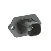 针座连接器 面板安装，通孔 2 位置 0.230"（5.84mm）