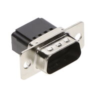 Plug for Male Contacts Housing D-Sub, High Density Connector 9 Position
