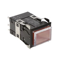 LED Panel Indicator Red 24V Quick Connect - 0.110" (2.8mm)