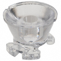 Lens with Integrated Mount Clear 12° Spot Adhesive, Screw