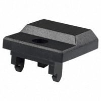 Kvadrat Nøkkelbryter Bryterlokk Svart Snappmontering