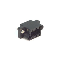 8 Position Housing for Female Sockets Connector Black Panel Mount Rack and Panel