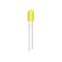 Yellow 590nm LED Indication - Discrete 2.1V Radial