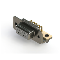 9 Position D-Sub Receptacle, Female Sockets Connector