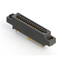 32 Position Female Connector Non Specified - Dual Edge Gold 0.100" (2.54mm) Black