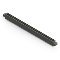 67 positionen Buchse Steckverbinder Nicht angegeben - Einzelkante Gold 0,100" (2,54mm) Schwarz