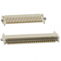 24 Position FPC Connector Contacts, Top and Bottom 0.020" (0.50mm) Surface Mount, Right Angle