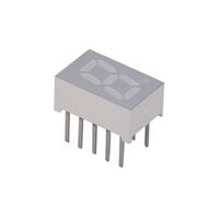 Display Modules - LED Character and Numeric Red 7-Segment 1 Character Common Cathode 1.7V 5mA 0.433" H x 0.280" W x 0.197" D (11.00mm x 7.10mm x 5.00mm) 10-DIP (0.209", 5.30mm)