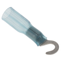 Terminales - Conectores de anillo Perno pasador 10 Gancho 14-16 AWG Corrugado a presión