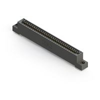 64 positionen Buchse Steckverbinder Nicht angegeben - Doppelkante Gold 0,100" (2,54mm) Schwarz