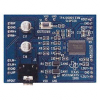 TPA2000D4 - 2-Channel (Stereo) with Stereo Headphones Output Class D Audio Amplifier Evaluation Board