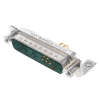 9 (5 + 4 Coax or Power) Position D-Sub, Combo Plug, Male Pins Connector