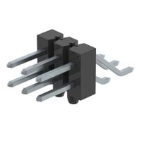 Connector Header Surface Mount, Right Angle 6 position 0.100" (2.54mm)