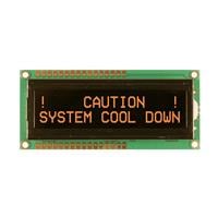 Character Display Module Transmissive 5 x 8 Dots FSTN - Film Super-Twisted Nematic LED - Orange Parallel 80.00mm x 36.00mm x 13.50mm