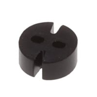 T1 3/4 LED Standoff Black PVC 0.079" (2.00mm)